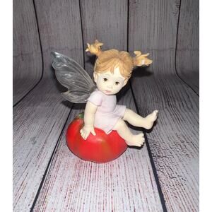 Vintage 2001 G. & G Santiago My Little Kitchen Fairies Hot Tomato 🍅 Fairie